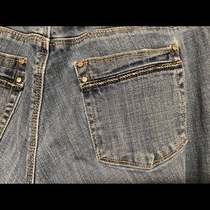 White House Black Market Noir Jeans Size 0